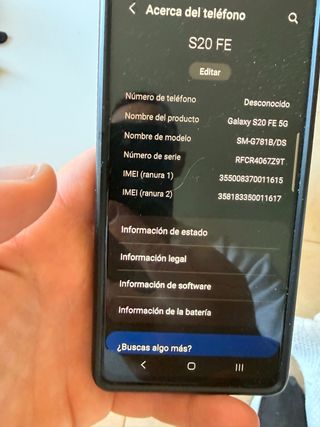 Funda Samsung S20 FE Negra