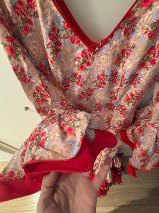 Vestido Flamenca Largo Volantes