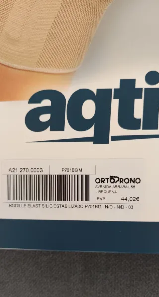 Rodillera elástica Prim P701BG Talla M