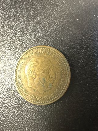 Lote 14 monedas 1 peseta 1963