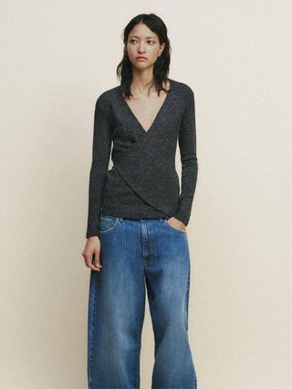 Cárdigan cruzado Zara