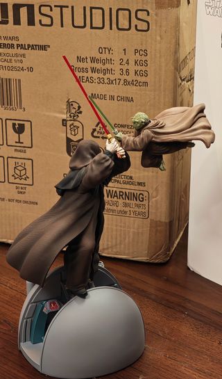 Yoda vs Palpatine -Iron studios/Limited Ed. Statue