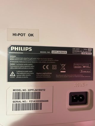 Televisor Philips 22 Blanco
