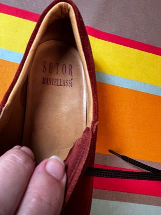 Scarpe Sutor Mantellassi scamosciate uomo n.42
