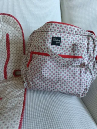 Bolso y funda para silla de bebé