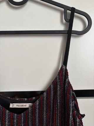 Vestido mini metalizado Pull & Bear Talla S
