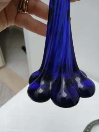 Vaso Murano vintage blu