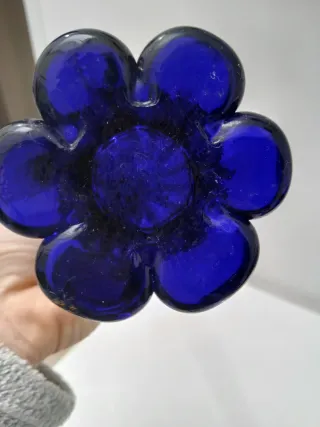 Vaso Murano vintage blu