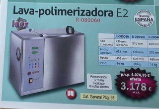 Lavadora y polimerizadora Mestra