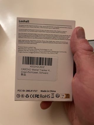 Localizador Loshall Card F17 Apple Find My