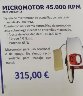 Micro Motor STRONG 207B 35K