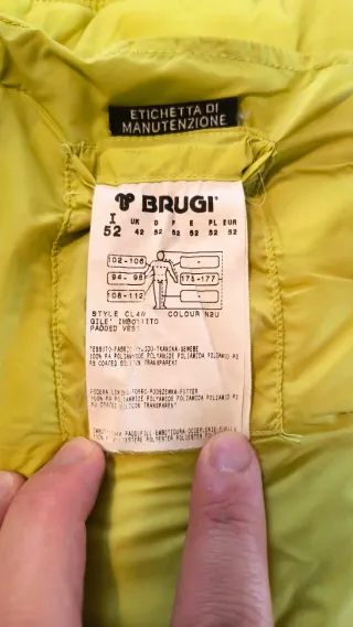 Gilet Brugi Taglia 52