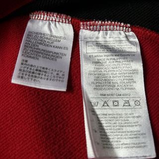 Chaqueta deportiva Adidas roja y negra Talla M