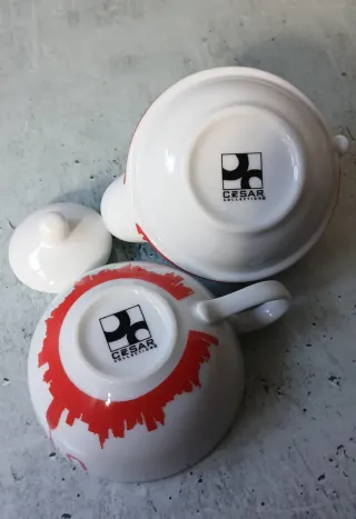 Tetera y Taza Urban Porcelana