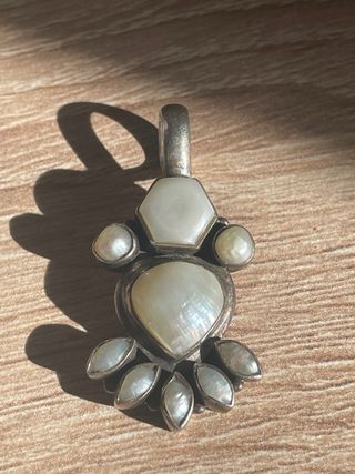 Colgante Plata y Nácar