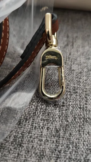 Bolso Longchamp Blanco y Marrón