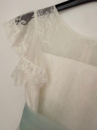 Vestido de Comunión Blanco Encaje T-10 años