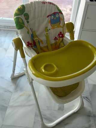 Trona infantil con estampado de búhos