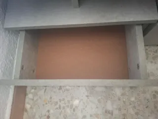 2 Mesitas de Noche Grises