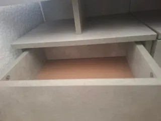 2 Mesitas de Noche Grises