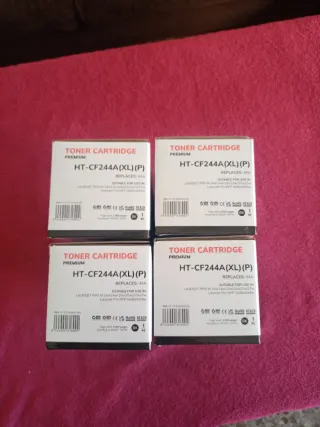 4x Cartuchos Tóner HP CF244A XL Compatibles