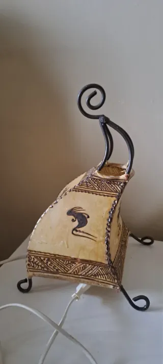 Lampada marocchina in pelle
