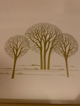 Vassoio vintage oro e panna