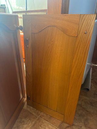2 Puertas de Roble para Cocina