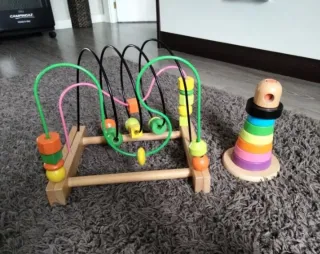 Lote Juguetes Aprendizaje Madera