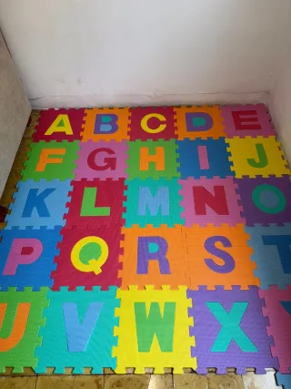 Tapete Educativo Infantil con Letras