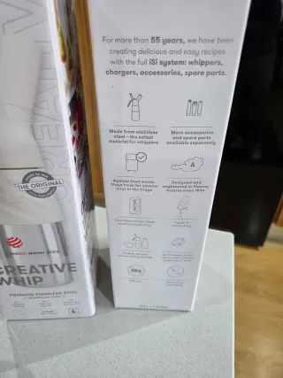 Sifón Nata iSi Creative Whip 0,5l