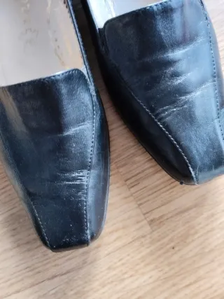 Zapatos de piel negros