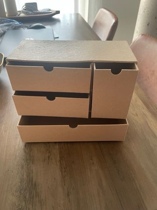 Caja organizadora de papel