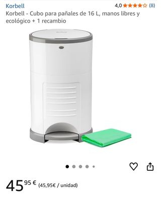 Papelera para pañales Korbell