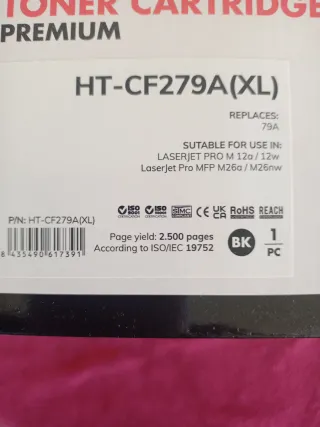 2x Tóner HP CF279A XL Compatible