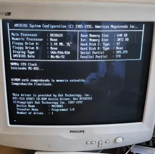 Ordenador Antiguo 386SX (reservado)