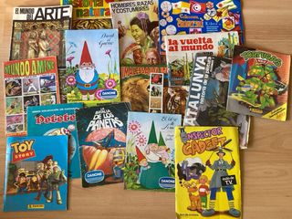 Lote de álbumes de cromos variados