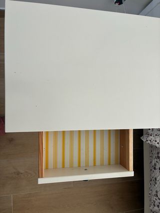 2 Mesitas Noche Ikea Hemnes Blancas