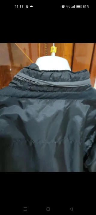 Giacca antivento uomo nera