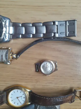 Lote de 7 relojes, para arreglar.