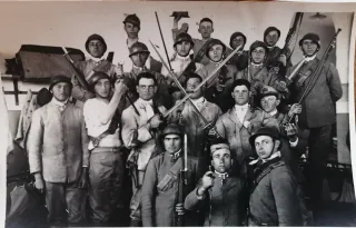 Cartoline antiche storiche militari