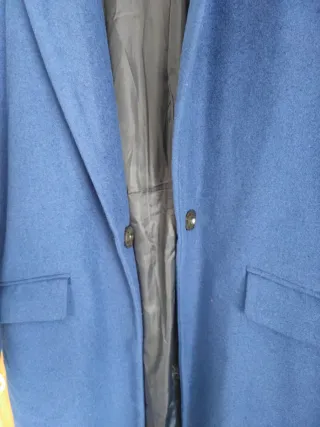 Abrigo azul talla S