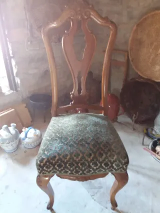 Sillas de roble antiguas