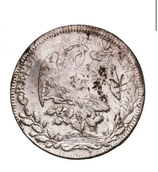 8 Reales México 1853 Zacatecas