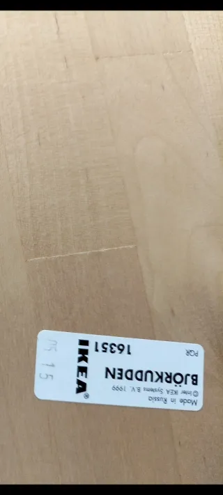 Mesa Comedor Madera Ikea Bjorkudden