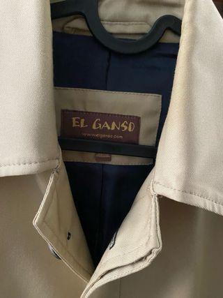 Gabardina El Ganso Beige Hombre