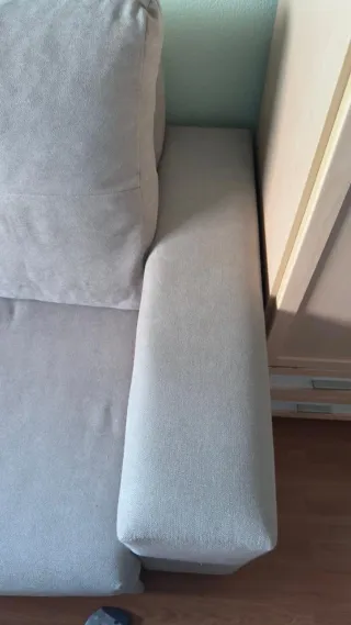 Sofá Cama Beige Tela Sin Estrenar