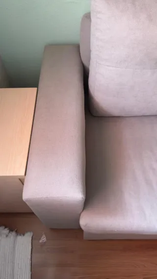 Sofá Cama Beige Tela Sin Estrenar