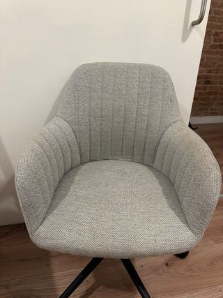 Silla oficina Kave Home beige