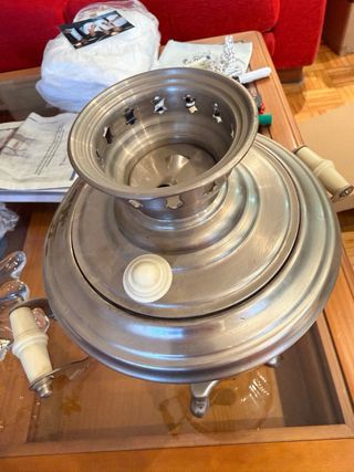 Samovar Ruso Antiguo Metálico